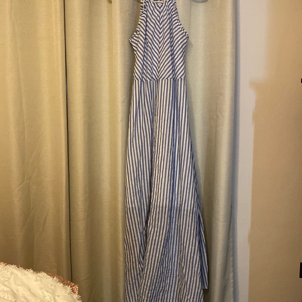 Striped maxi dress